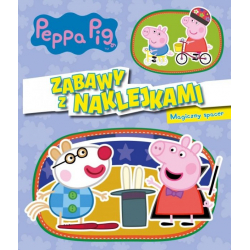 Świnka Peppa. Zabawy z naklejkami cz.5 Magiczny spacer.